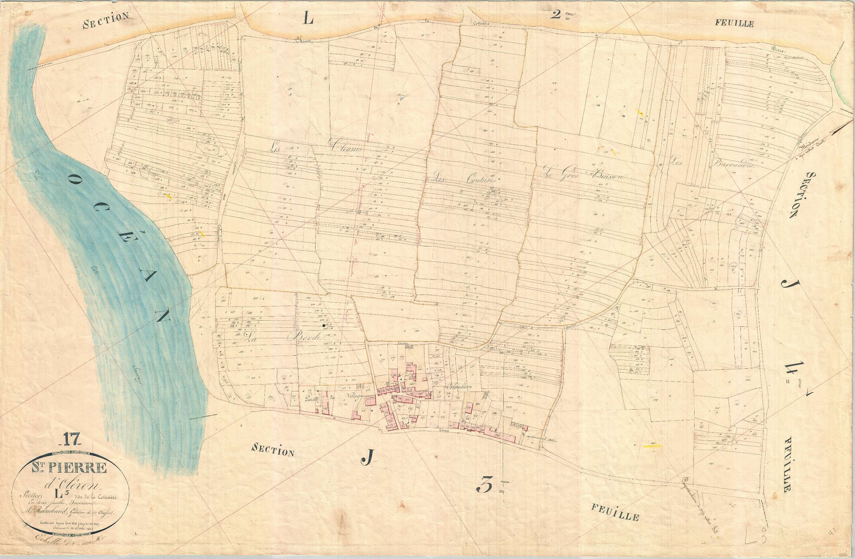 Saint-Pierre-d'Oléron - Section L3 dite de la Cotinière.