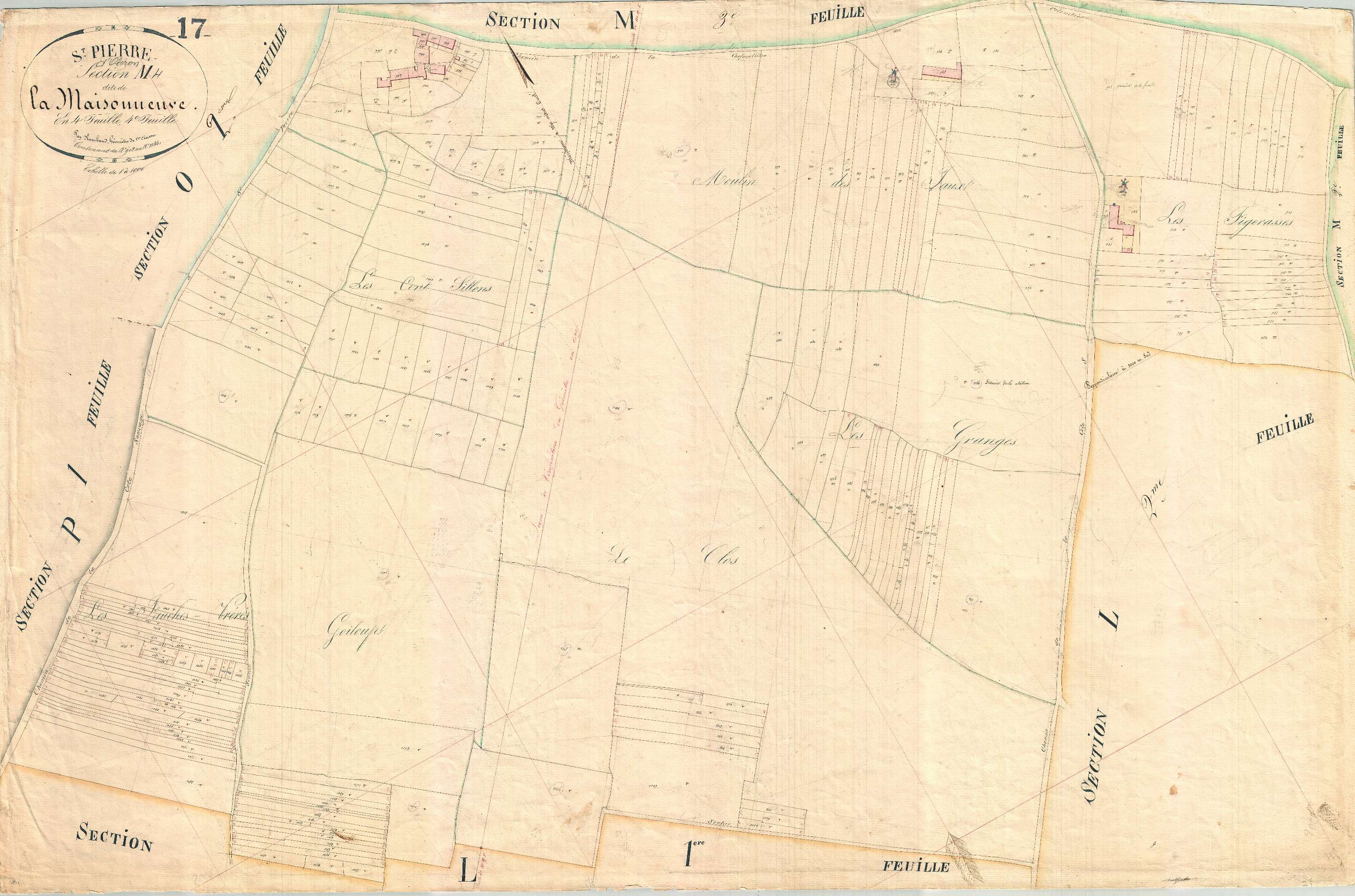 Saint-Pierre-d'Oléron - Section M4 dite de la Maisonneuve.