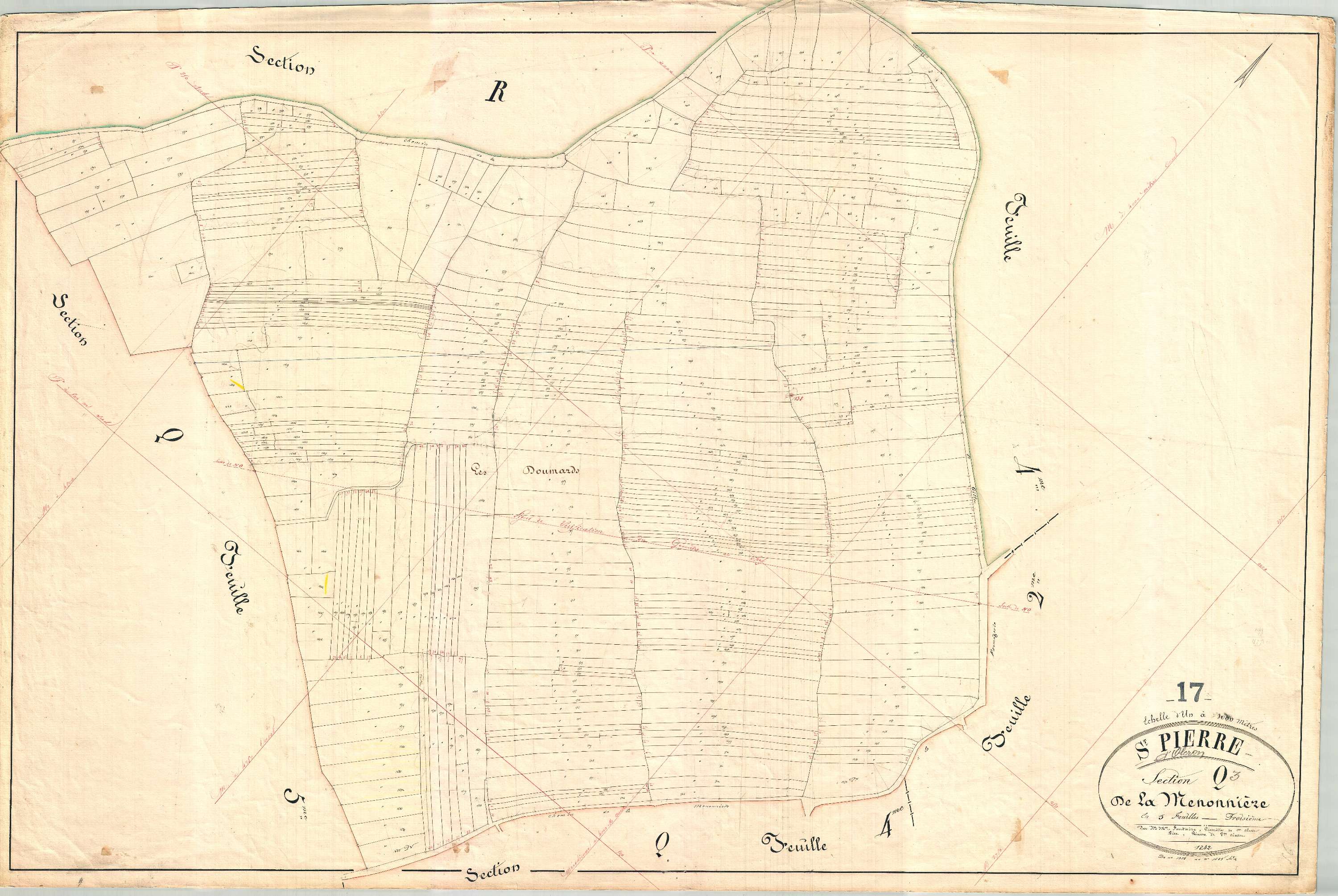 Saint-Pierre-d'Oléron - Section Q3 dite de la Ménonnière.