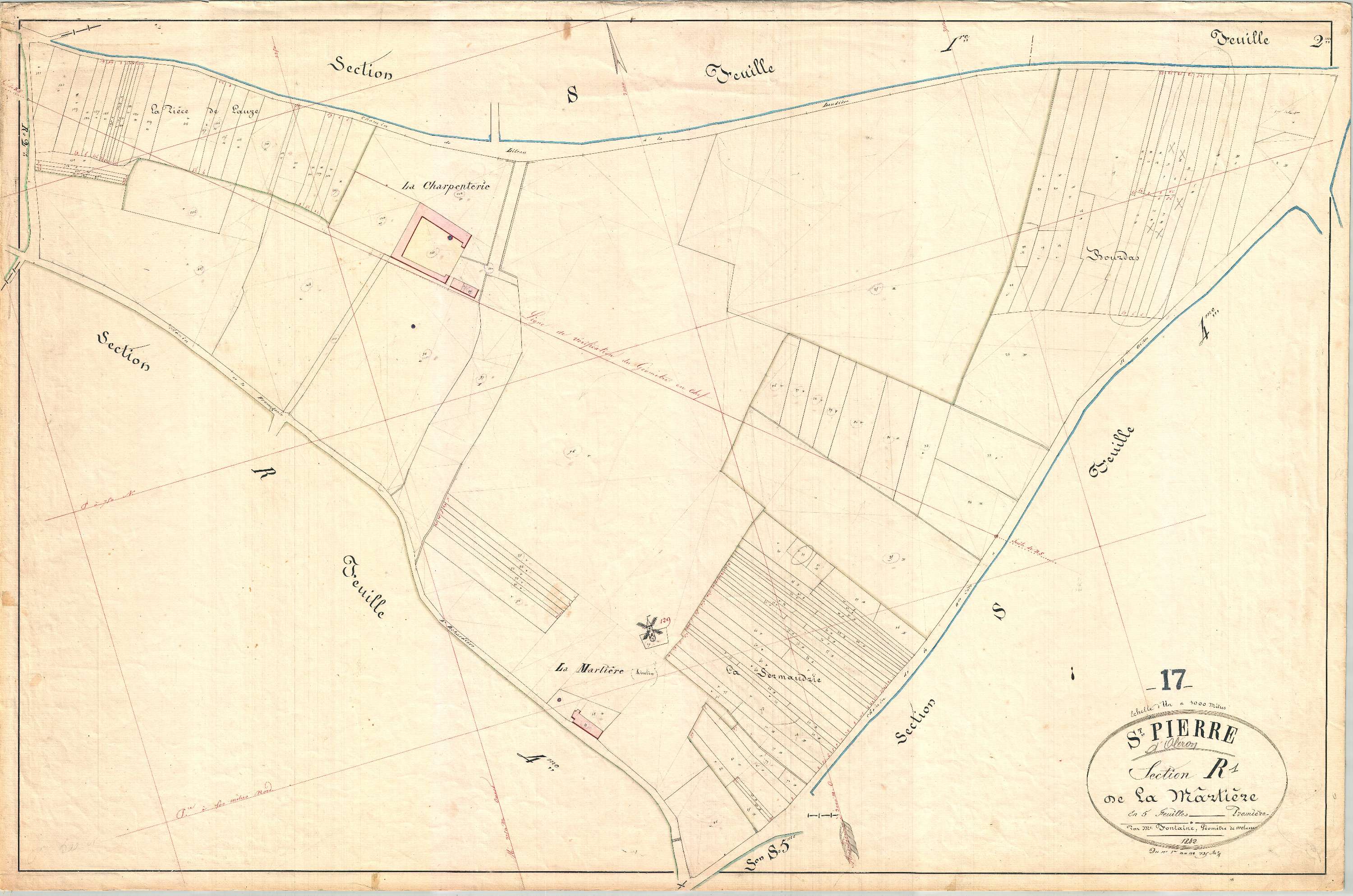 Saint-Pierre-d'Oléron - Section R1 dite de la Mârtière.
