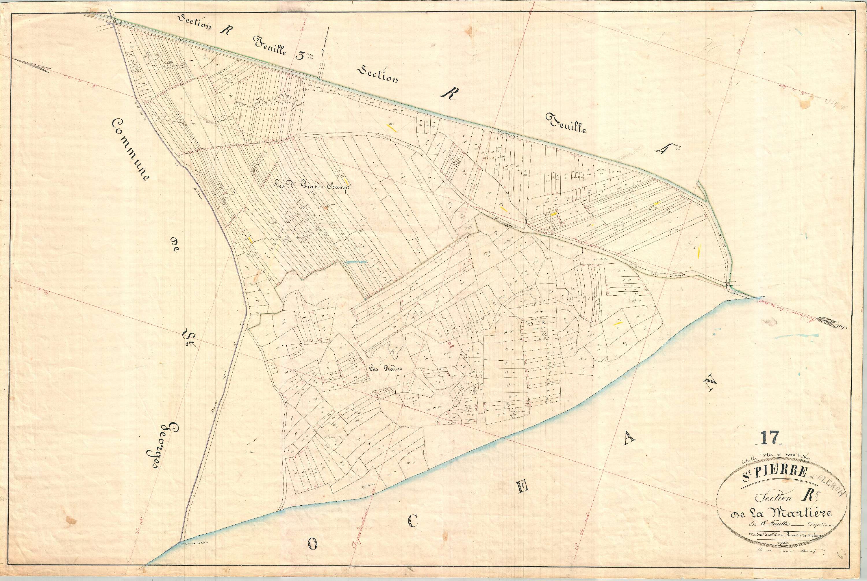 Saint-Pierre-d'Oléron - Section R5 dite de la Mârtière.