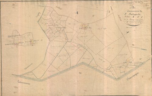 Sainte-Radegonde - Section A1 dite du Bourg.