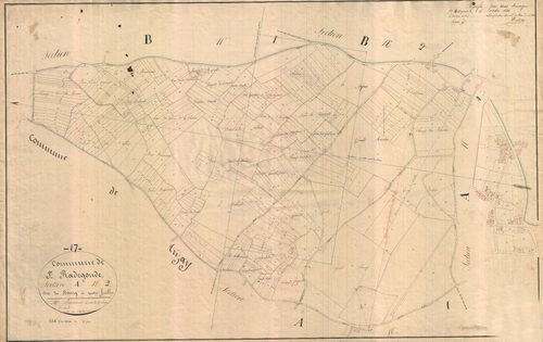 Sainte-Radegonde - Section A2 dite du Bourg.