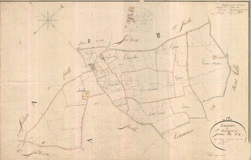 Sainte-Radegonde - Section A4 dite du Bourg.