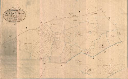 Saint-Romain-de-Benet - Section D2 dite du Bourg.