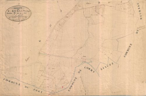 Saint-Romain-de-Benet - Section H3 dite du Vivier.