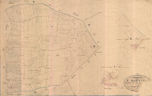 Saint-Romain-de-Benet - Section C1 dite du Grand Fief.