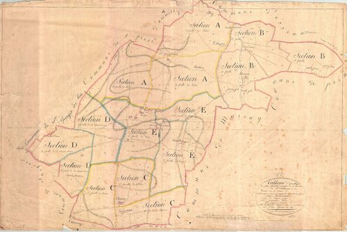 Saint-Saturnin-du-Bois - Tableau d'assemblage.