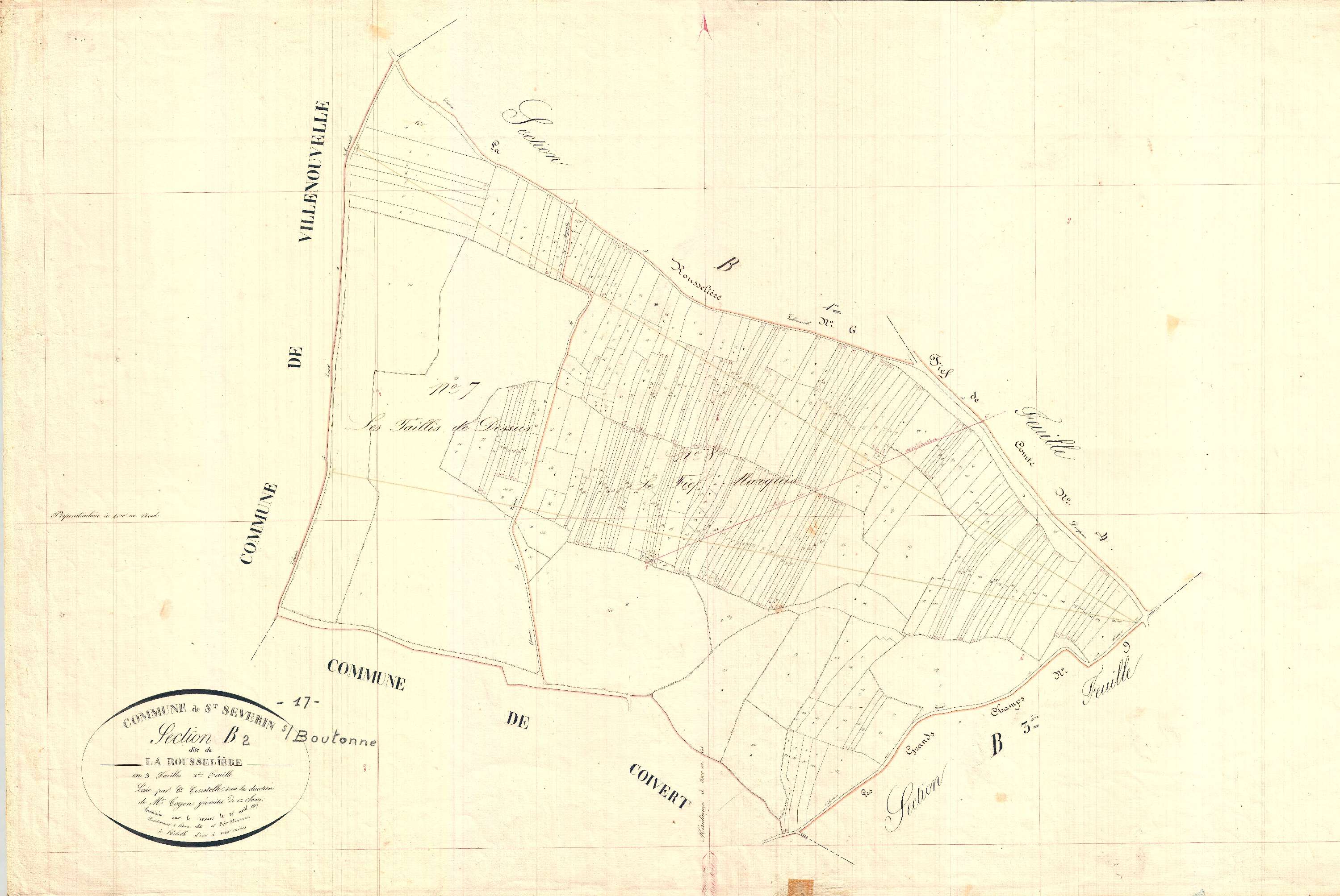 Saint-Séverin-sur-Boutonne - Section B2 dite de la Rousselière.