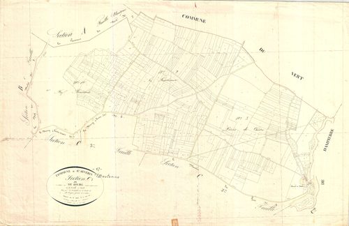 Saint-Séverin-sur-Boutonne - Section C1 dite du Bourg.