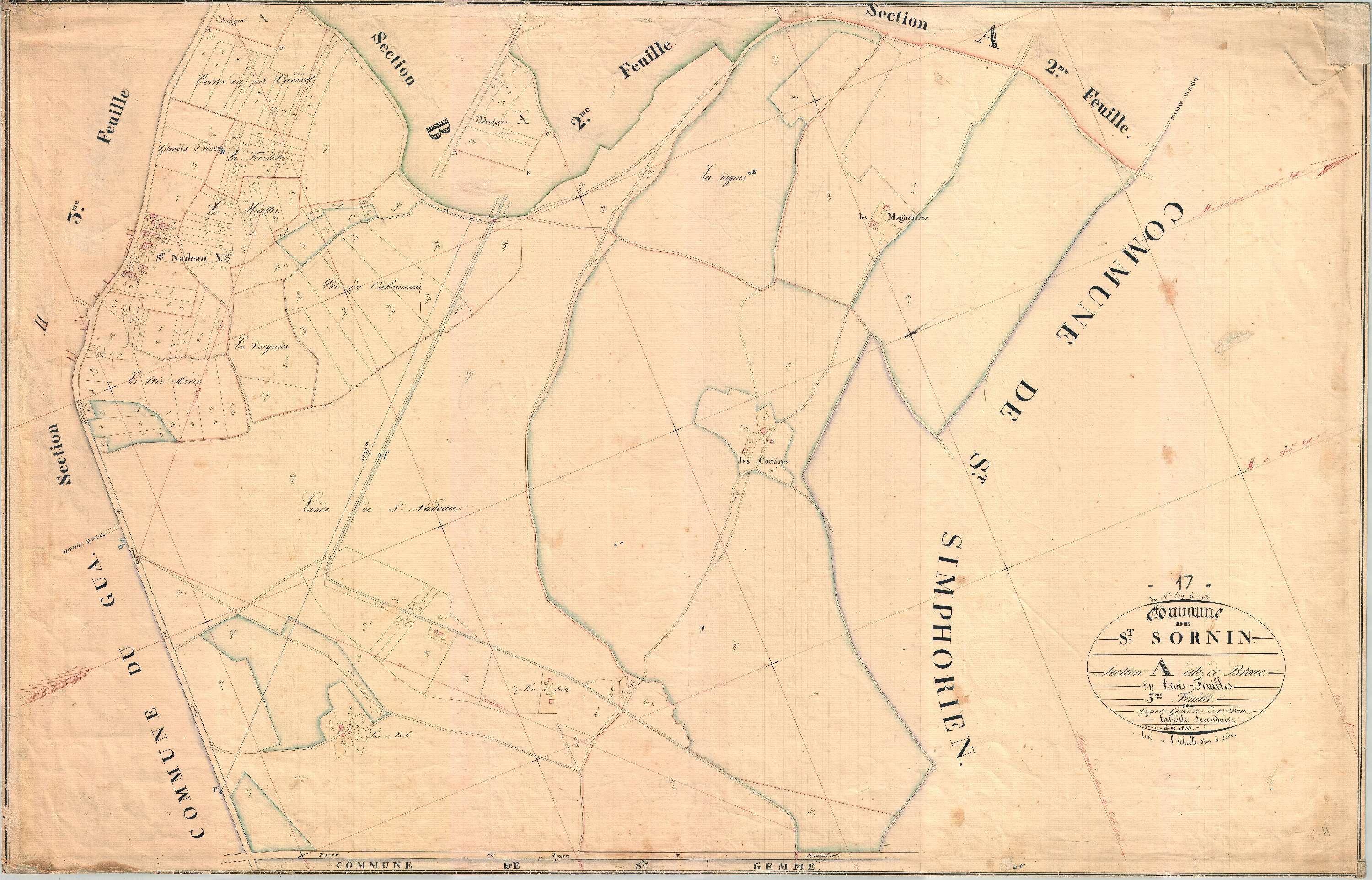 Saint-Sornin - Section A3 dite de Broue.