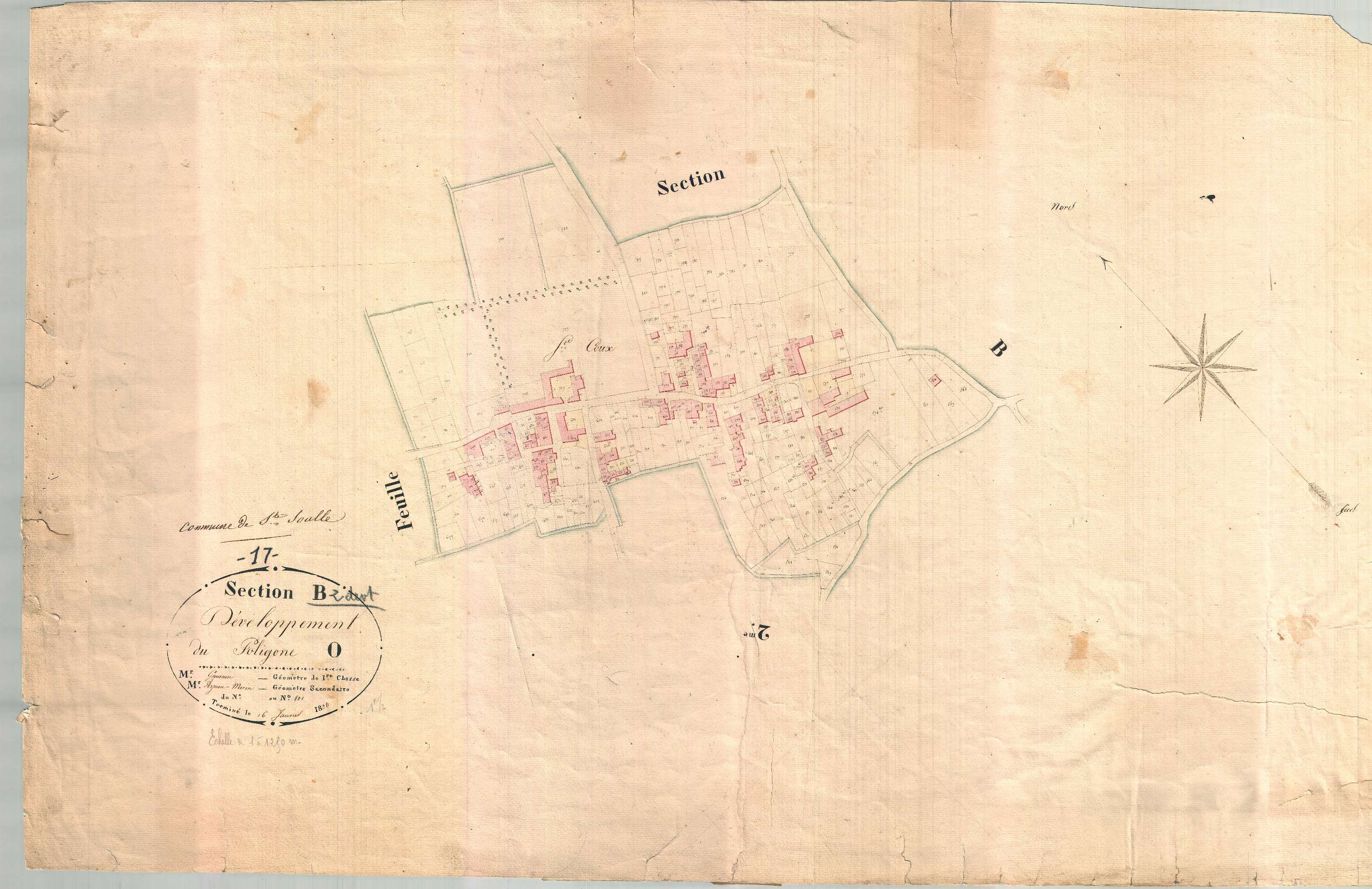 Sainte-Soulle - Section B2 développement dite de Saint-Coux.
