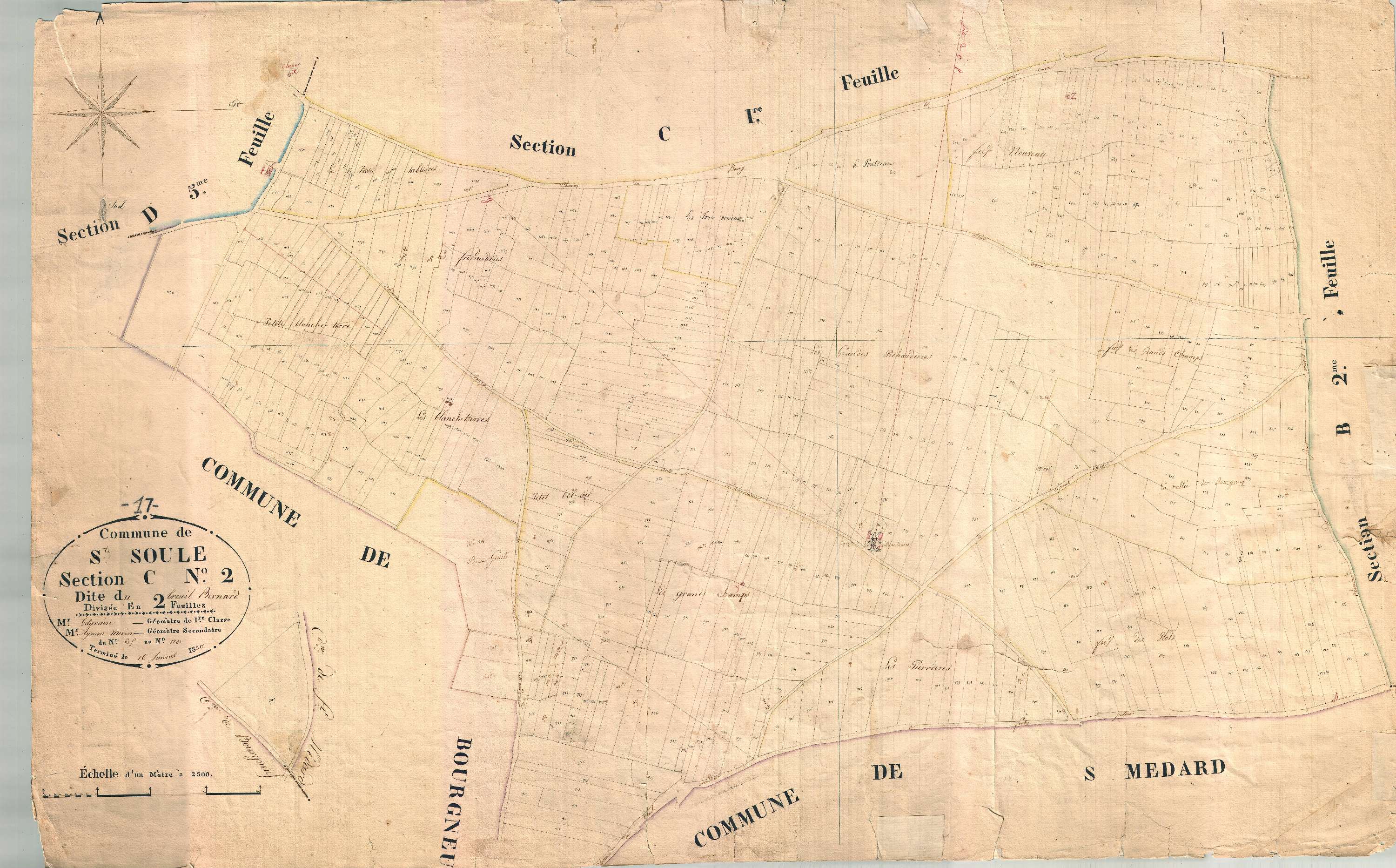 Sainte-Soulle - Section C2 dite du Treuil Bernard.