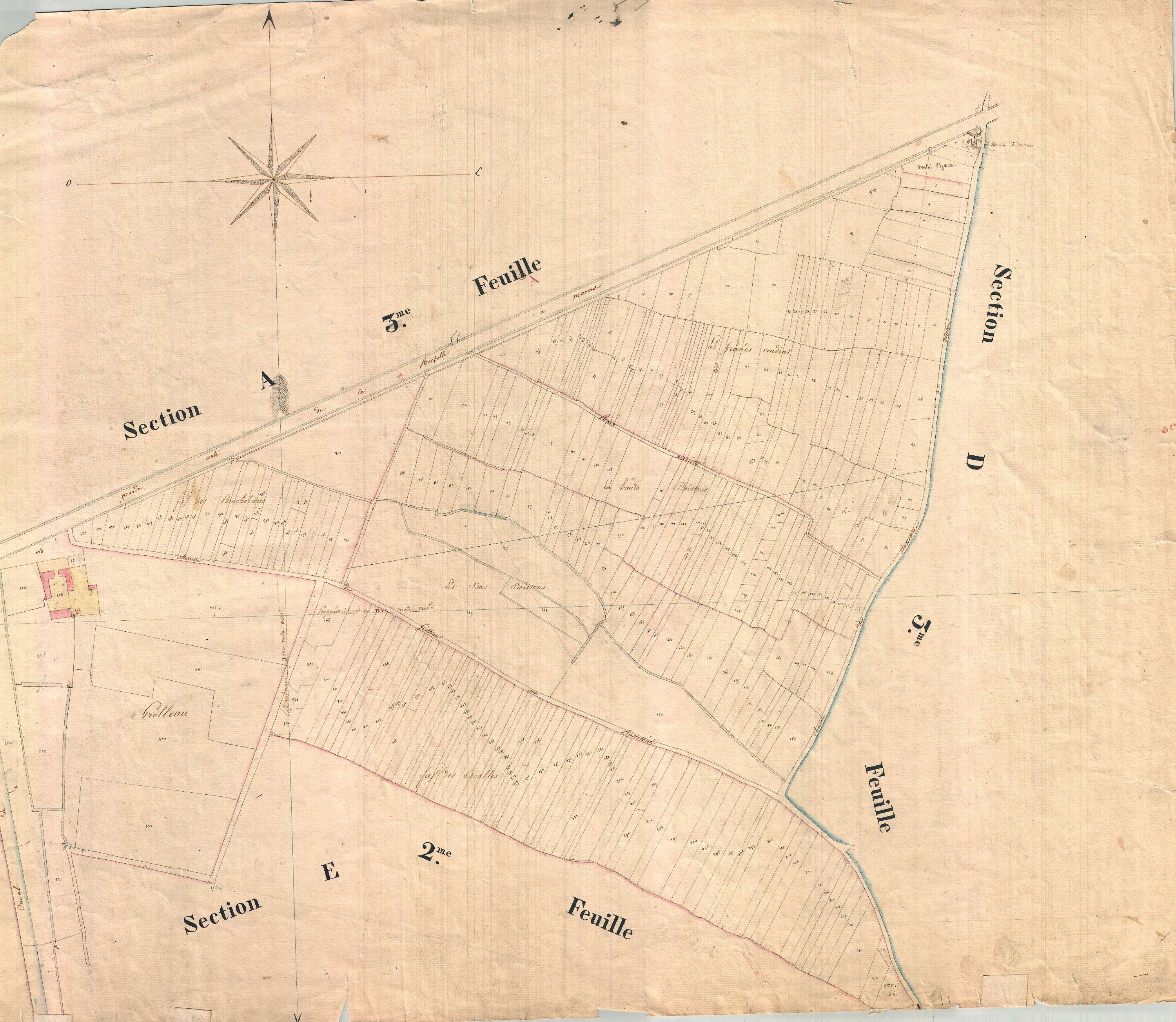 Sainte-Soulle - Section E1 dite des Grandes Rivières.