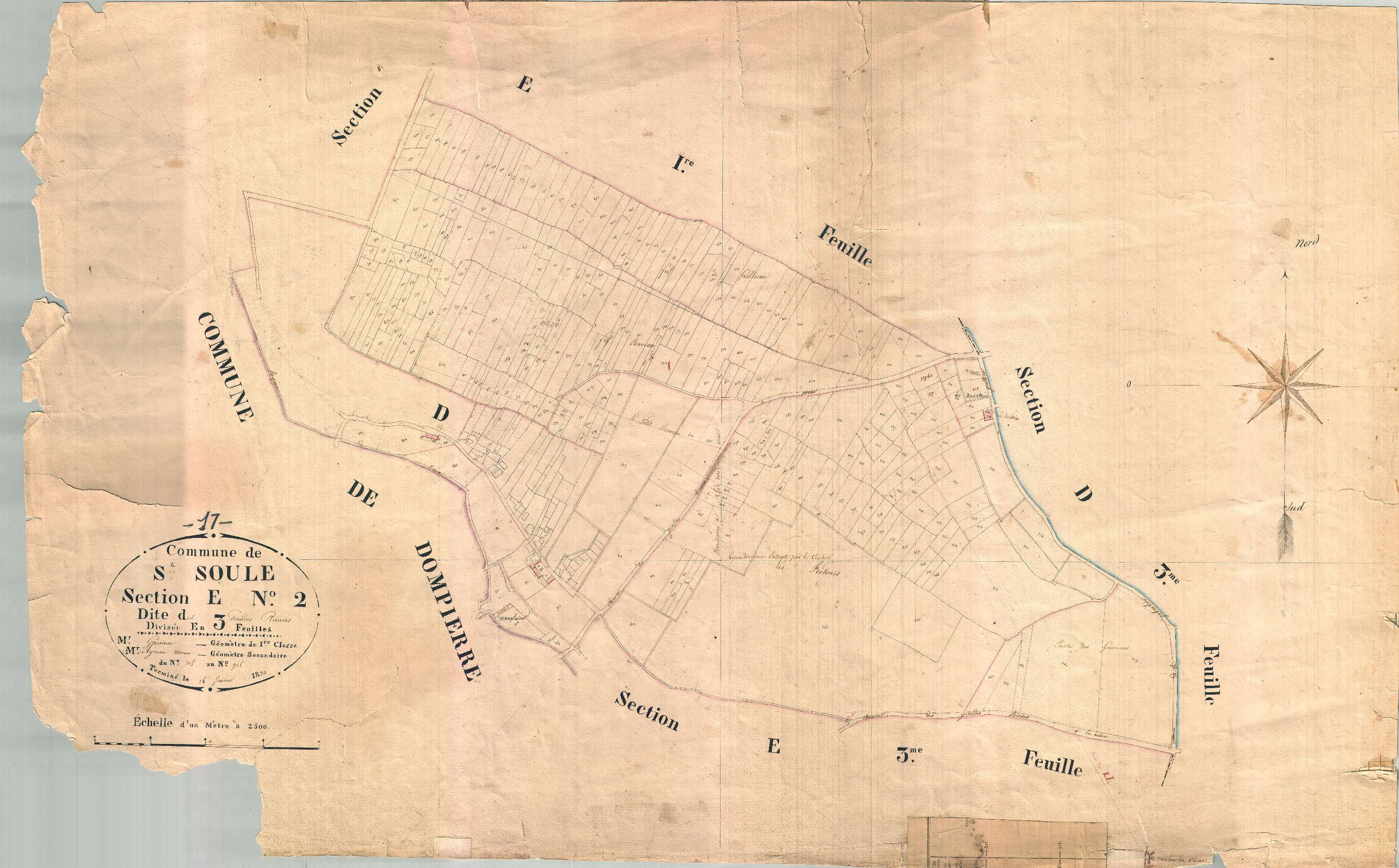 Sainte-Soulle - Section E2 dite des Grandes Rivières.