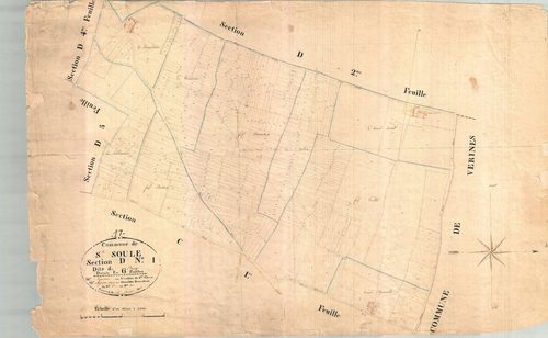 Sainte-Soulle - Section D1 dite du Bourg.