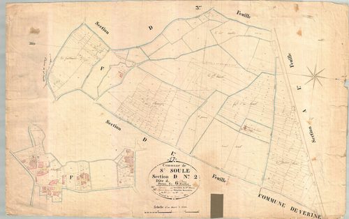Sainte-Soulle - Section D2 dite du Bourg.