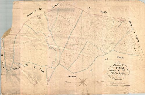 Sainte-Soulle - Section D3 dite du Bourg.