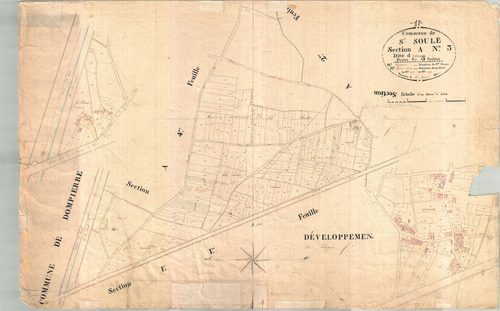 Sainte-Soulle - Section A3 dite d'Usseau.