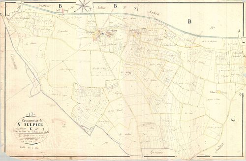 Saint-Sulpice-d'Arnoult - Section C2 dite de Lisleau.