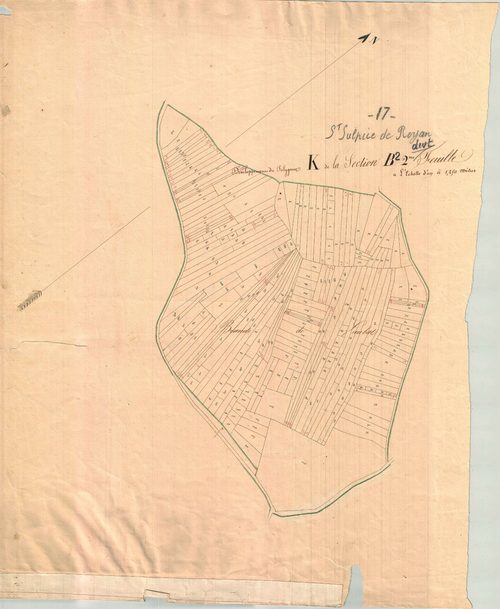 Saint-Sulpice-de-Royan - Section B2 developpement dite du Bourg.