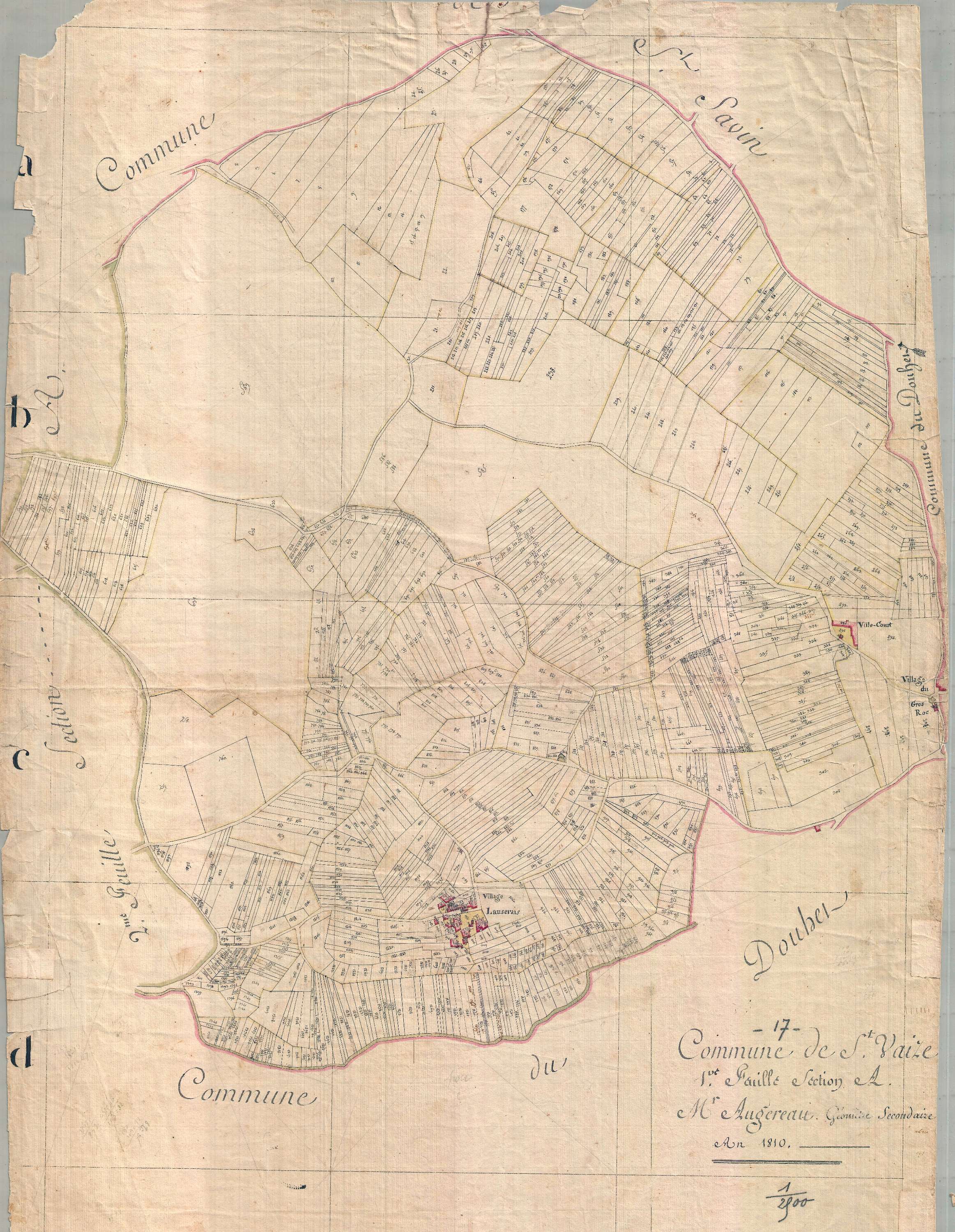 Saint-Vaize - Section A1 (sans nom).