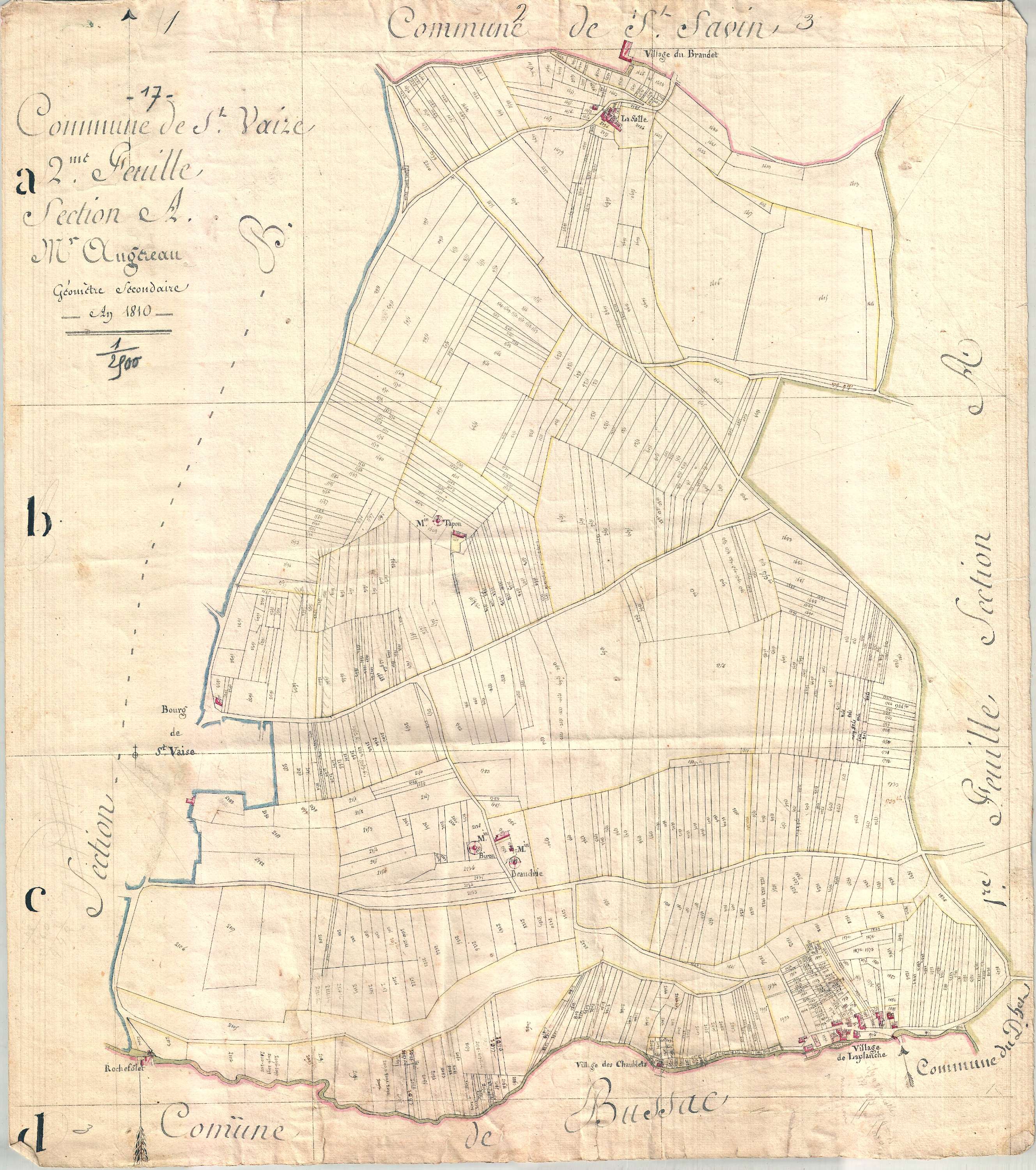 Saint-Vaize - Section A2 (sans nom).