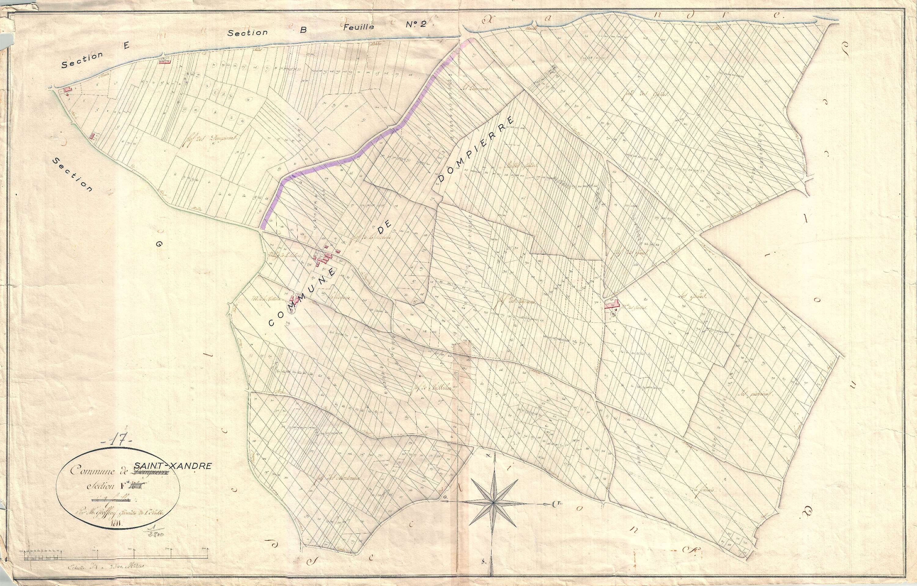 Saint-Xandre - Section F (sans nom).
