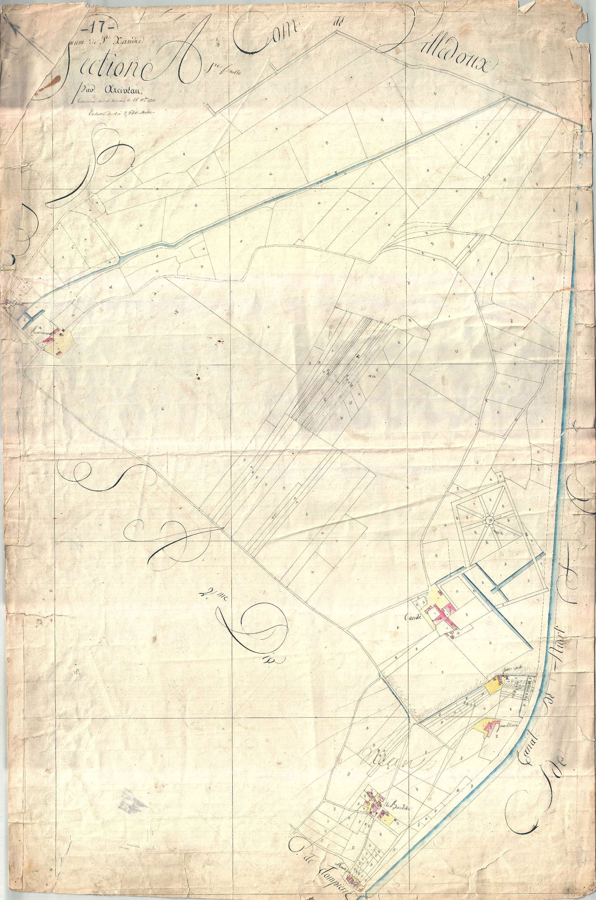 Saint-Xandre - Section A1 (sans nom).
