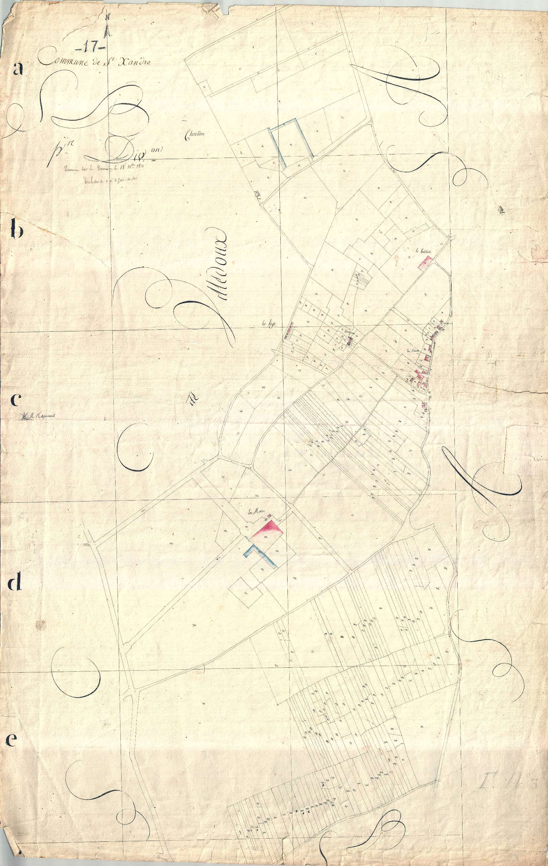 Saint-Xandre - Section B1 (sans nom).