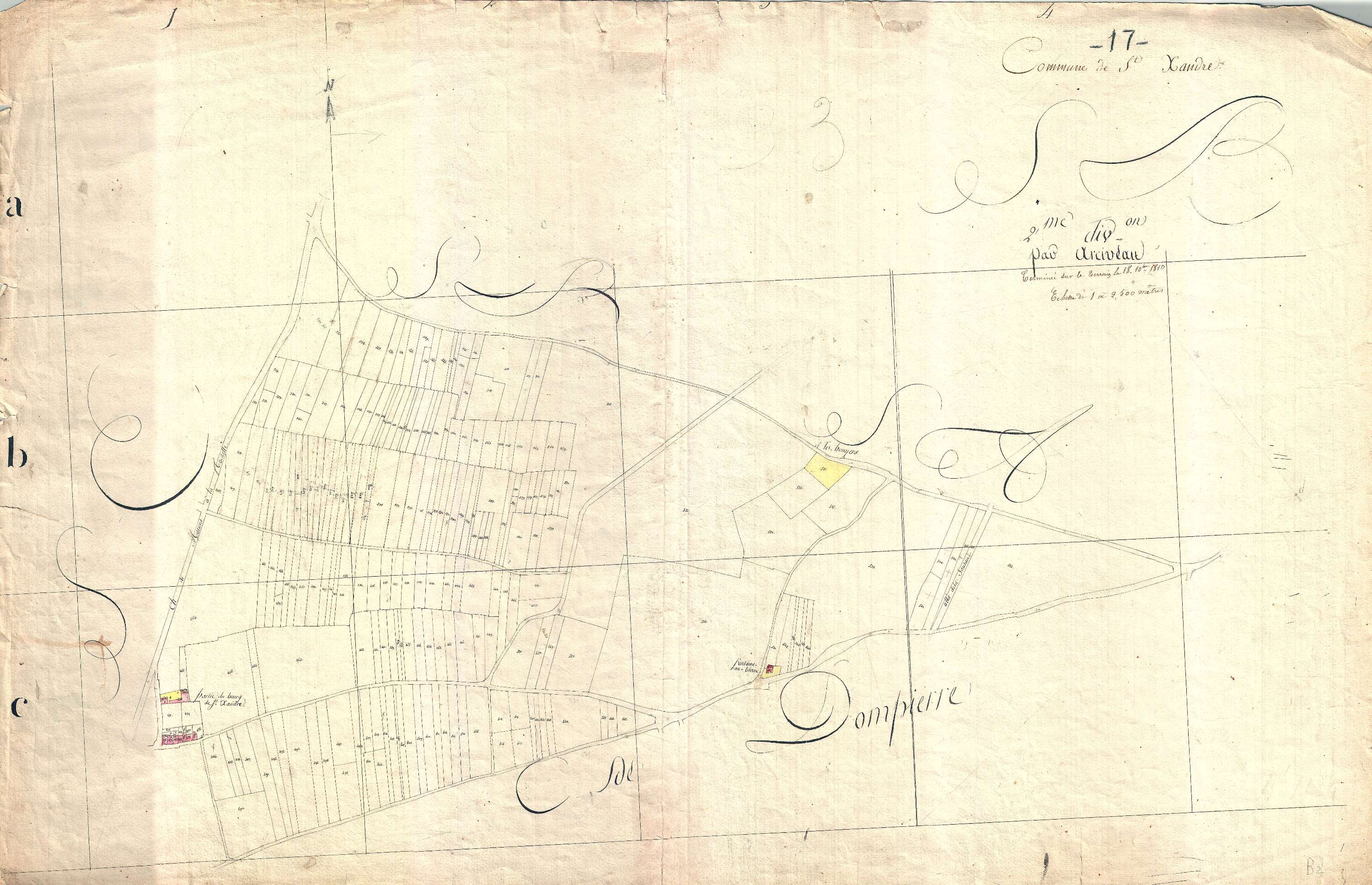 Saint-Xandre - Section B2 (sans nom).