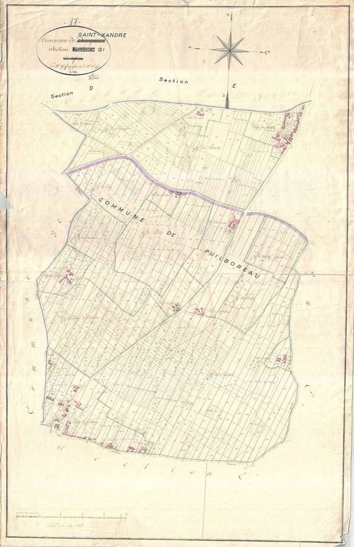 Saint-Xandre - Section G1 (sans nom).