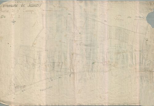Saintes - Section C2 (sans nom). [document en état médiocre]