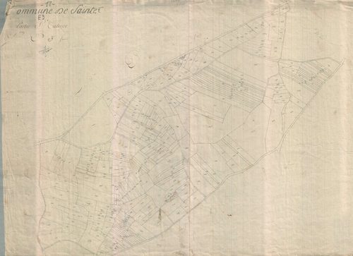 Saintes - Section E3 (sans nom). [document en état médiocre]
