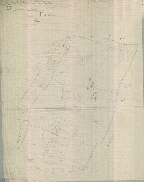 Saintes - Section F3 (sans nom). [document en état médiocre]