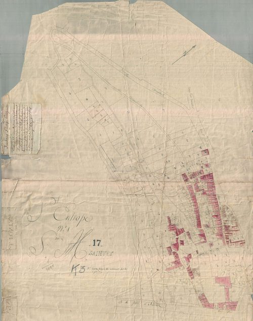 Saintes - Section K3 (sans nom). [document en état médiocre]