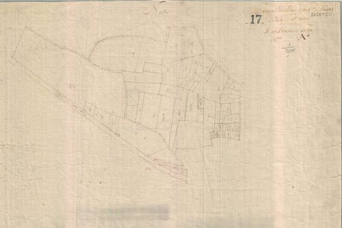 Saintes - Section A4 (sans nom). [document en état médiocre]