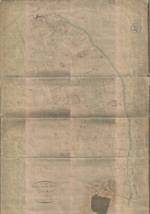 Saintes - Section A5 (sans nom). [document en état médiocre]