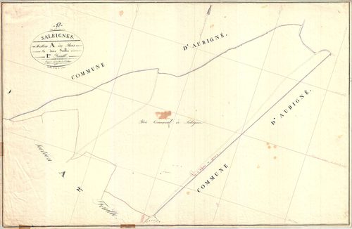 Saleignes - Section A1 dite des Bois.