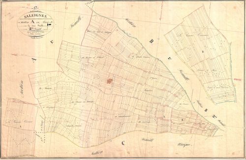 Saleignes - Section A2 dite des Bois.