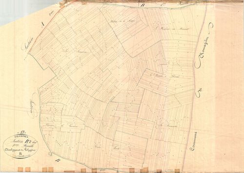 Saleignes - Section B2 développement dite du Bourg.