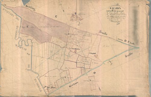 Saujon - Section E1 dite du Breuil.