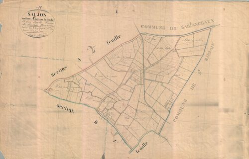 Saujon - Section A3 dite de la Lande.