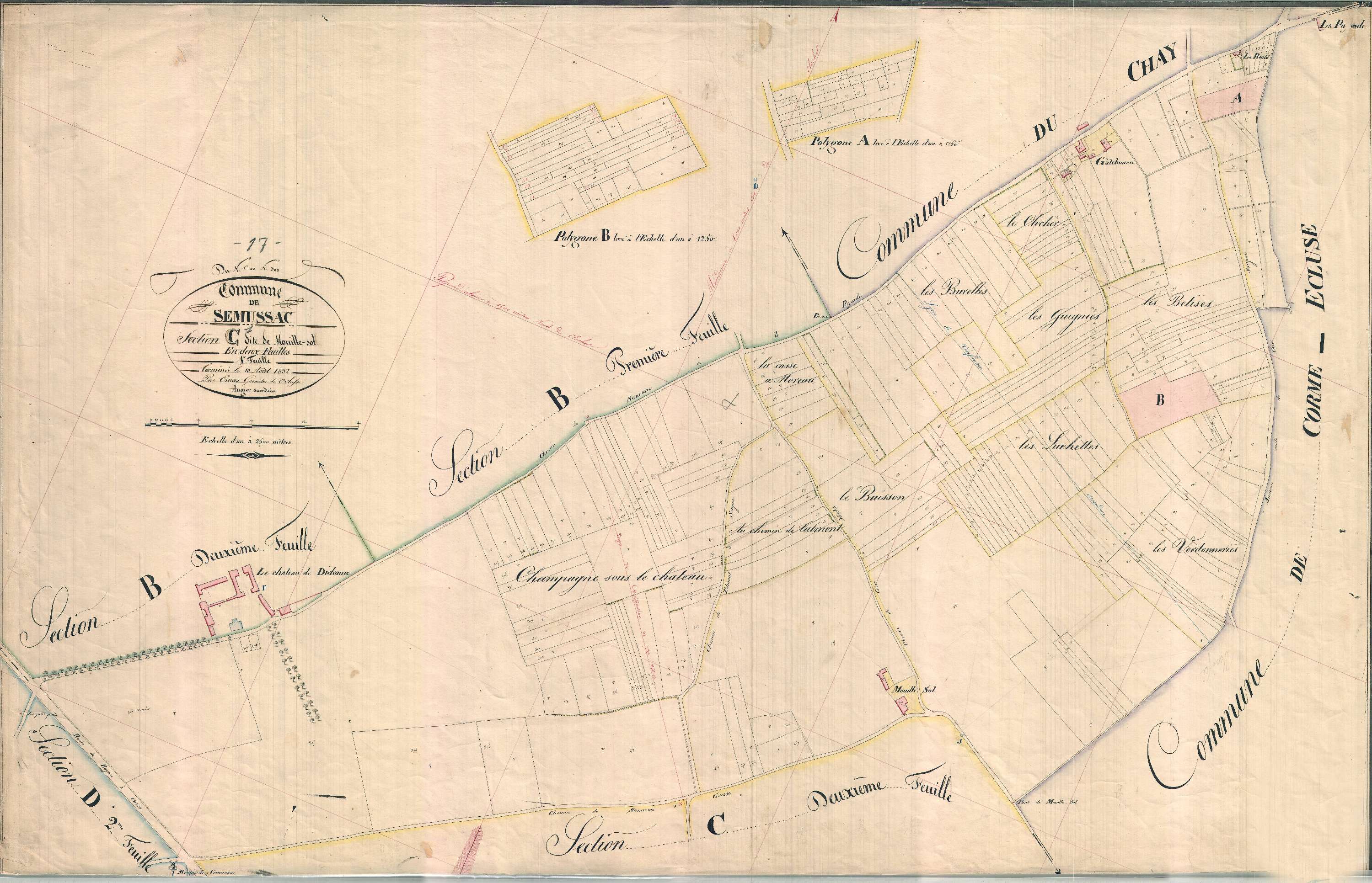 Semussac - Section C1 dite de Mouille Sol.