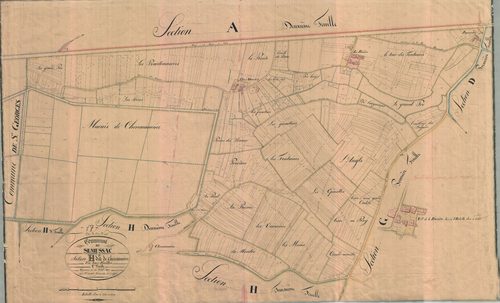 Semussac - Section H1 dite de Chenaumoine.