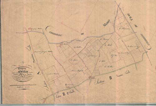 Semussac - Section A1 dite des Brandes.