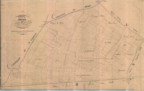 Semussac - Section A2 dite des Brandes.