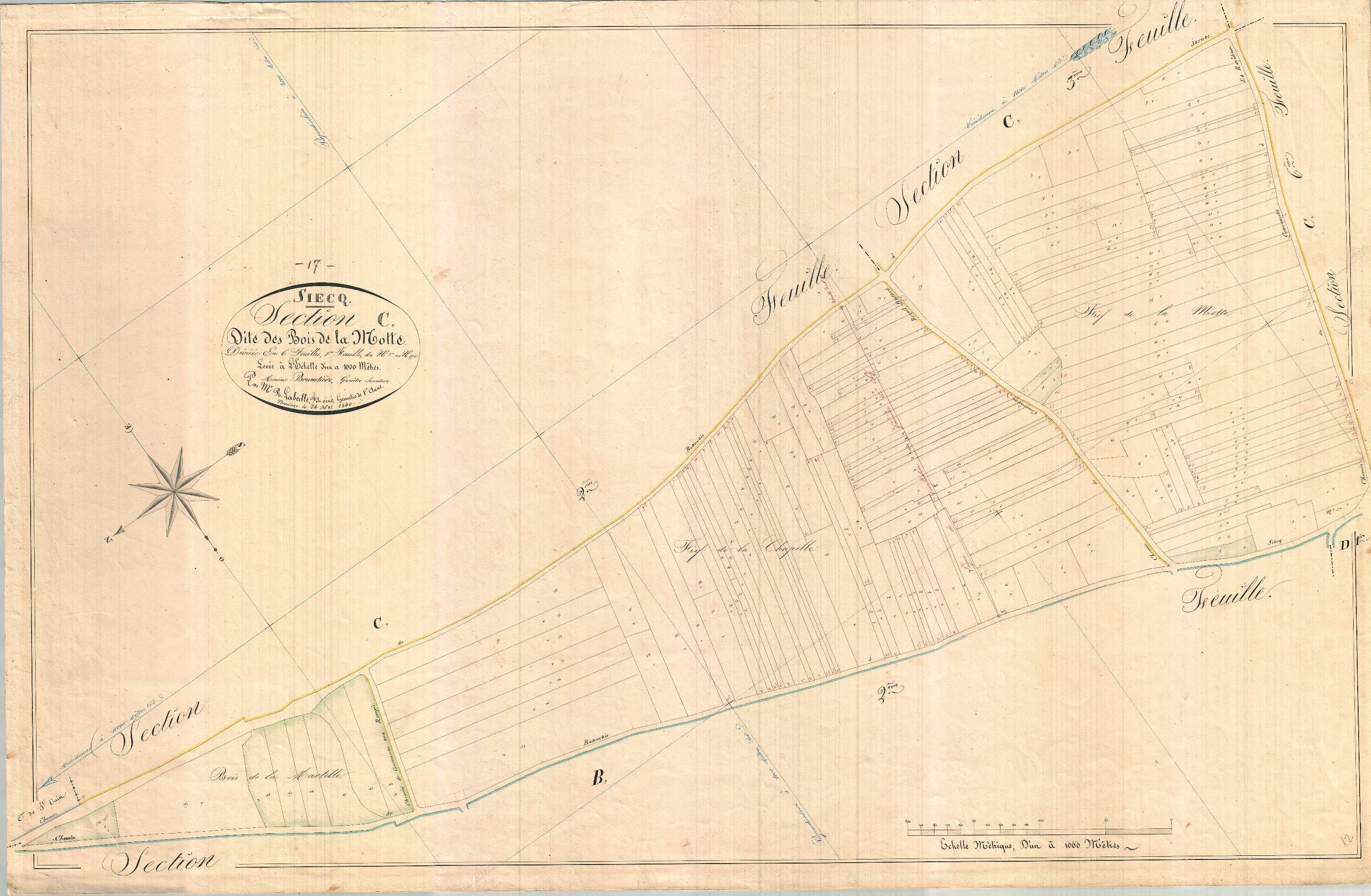 Siecq - Section C1 dite du Bois de la Motte.
