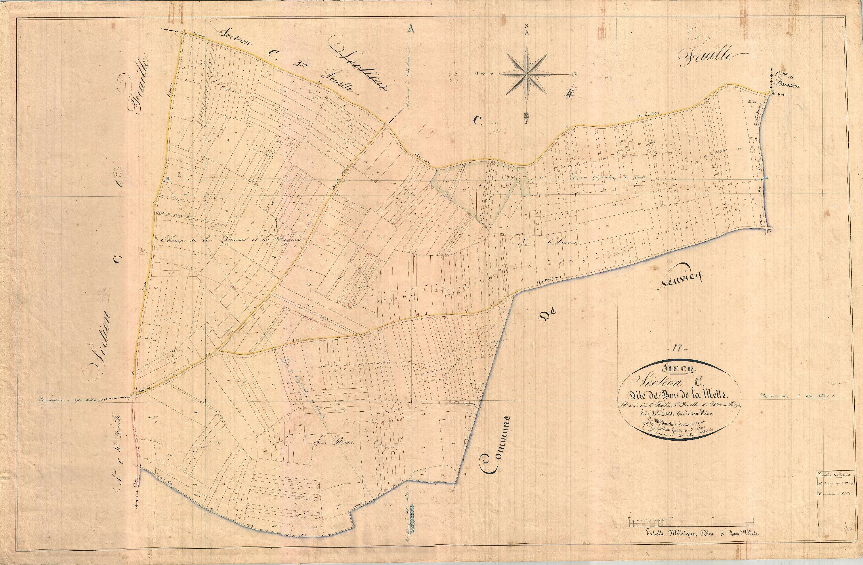 Siecq - Section C5 dite du Bois de la Motte.