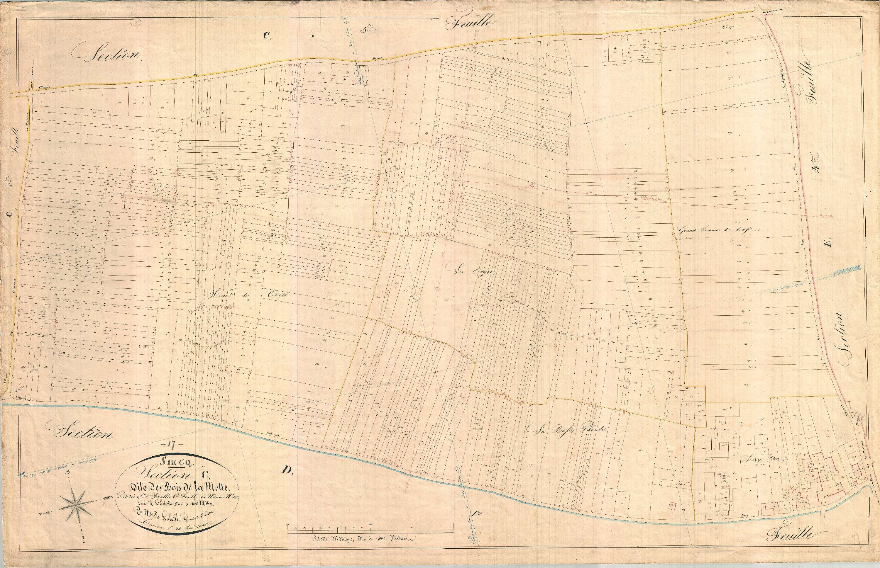 Siecq - Section C6 dite du Bois de la Motte.